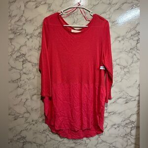 Two by Vince Camuto Split Side Tunic Top Size L